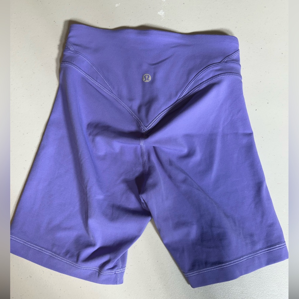 lululemon athletica Purple High-Waisted Bike Shorts